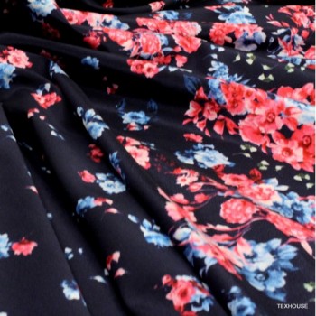 Коприна Valentino цветя бордюр